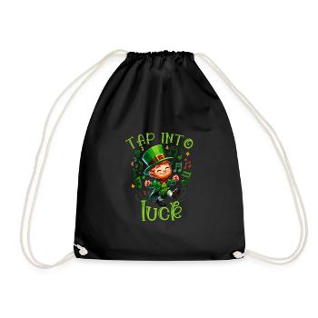 Irish Dancing Ireland Outfit Irish Music - Turnbeutel - Schwarz - Vorne