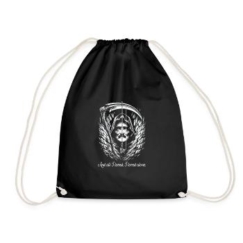 Edgar Allan Poe Fan, Classic Literature, - Drawstring Bag - black - Front