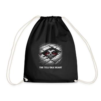 Edgar Allan Poe Fan, Classical Literature, - Drawstring Bag - black - Front