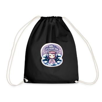 Asmr Chuchotant Asmr Enthousiaste Pleine Conscience - Sac de sport léger - noir - Devant