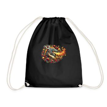 Spicy Food Lover By Chili Peppers Chef - Drawstring Bag - black - Front