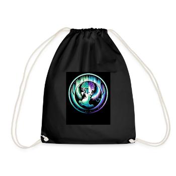 Aurora Aurora Tracker Alaska Wilderness - Drawstring Bag - black - Front