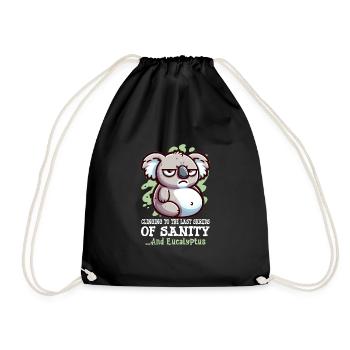 Pregnancy Announcement "Maternity Expectant - Drawstring Bag - black - Front