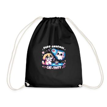 Horror Dog Halloween Spooky Dog Lover Gothic Dog - Drawstring Bag - black - Front