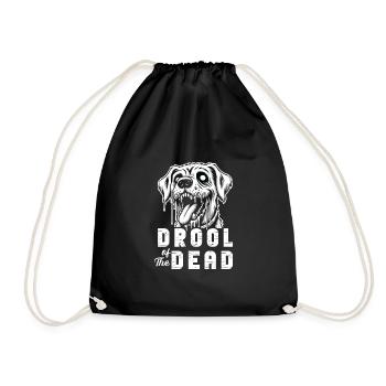 Chien d'horreur Halloween Spooky Dog Lover Chien gothique - Sac de sport léger - noir - Devant