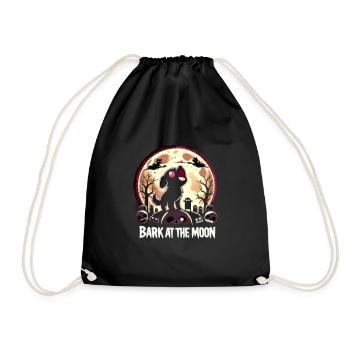 Chien d'horreur Halloween Spooky Dog Lover Chien gothique - Sac de sport léger - noir - Devant