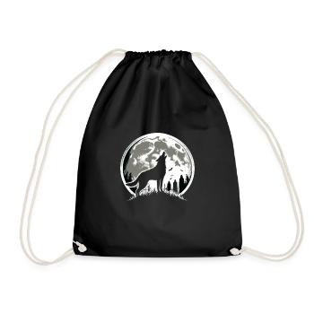 Chien d'horreur Halloween Spooky Dog Lover Chien gothique - Sac de sport léger - noir - Devant