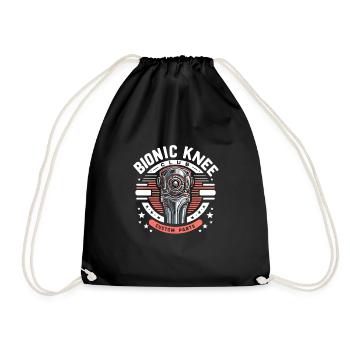 Hip Replacement Surgery Hip Surgery Post-op - Drawstring Bag - black - Front