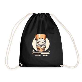 Hip Replacement Surgery Hip Surgery Post-op - Drawstring Bag - black - Front
