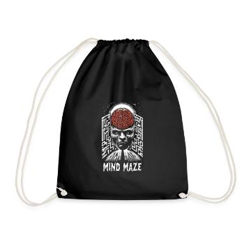 Psychological Horror psychiatric suspense - Drawstring Bag - black - Front