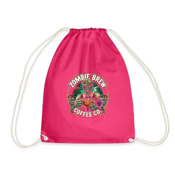 Horrorfilm-fan Zombie-horror Klassischer - Turnbeutel - Fuchsia - Vorne