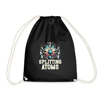 Funny bowling team bowler strike bowling club - Drawstring Bag - black - Front