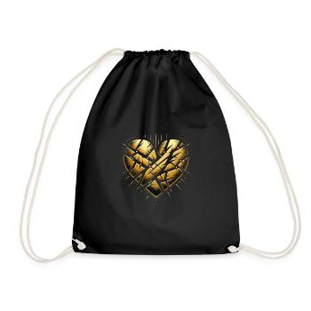 Kintsugi Kintsukuroi Art japonais imparfait - Sac de sport léger - noir - Devant