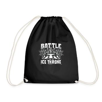 Patinage sur glace Patineurs sur glace - Sac de sport léger - noir - Devant