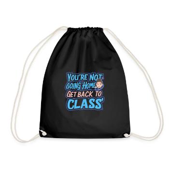 School Nurse Nursing Clinic Medical Stuff - Drawstring Bag - black - Front