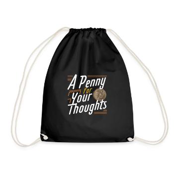 Collection de pièces de monnaie amusante pour les collectionneurs de pièces de monnaie et - Sac de sport léger - noir - Devant