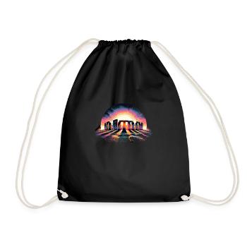 Ostara Eostre Equinox Witch Pagan Goddess Rituals - Drawstring Bag - black - Front