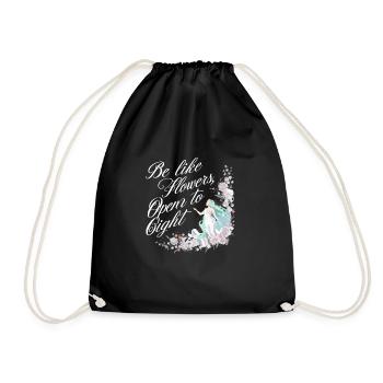 Ostara Eostre Equinox Witch Pagan Goddess Rituals - Drawstring Bag - black - Front