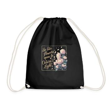 Ostara Eostre Equinox Witch Pagan Goddess Rituals - Drawstring Bag - black - Front