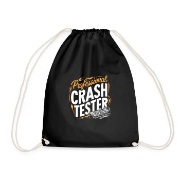 Sledding Snow Sled Winter Sport Winter Outdood - Drawstring Bag - black - Front