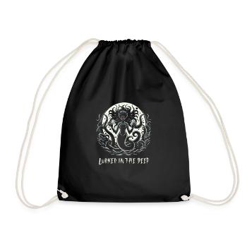 Creepy Sirens, Horror Mermaid, Creepy - Drawstring Bag - black - Front