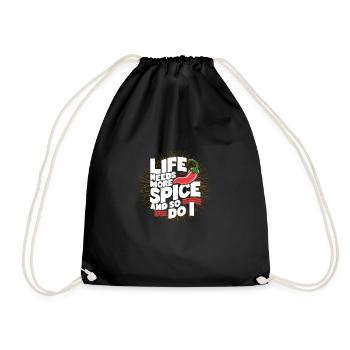Amateurs de cuisine épicée, Chili Peppers Chef - Sac de sport léger - noir - Devant