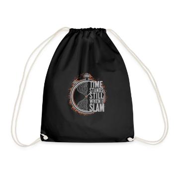 Poetry Slam Writer Poet Literature Slam Poetry Day - Drawstring Bag - black - Front