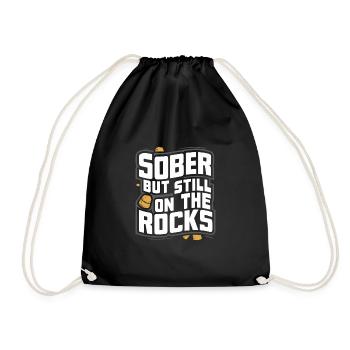 Rétablissement de la dépendance à l’alcool sobriété a a - Sac de sport léger - noir - Devant