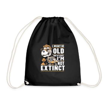 Archaeology Archaeologist Historical Exploration - Drawstring Bag - black - Front