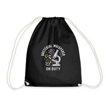 Microbiologiste Microbiologie Laboratoire Biologie des staphylocoques - Sac de sport léger - noir - Devant