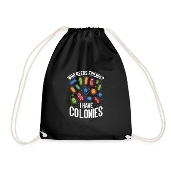Microbiologiste Microbiologie Laboratoire Biologie des staphylocoques - Sac de sport léger - noir - Devant