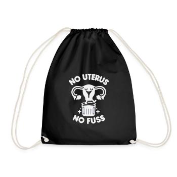 Hystérectomie pour restaurer la - Sac de sport léger - noir - Devant