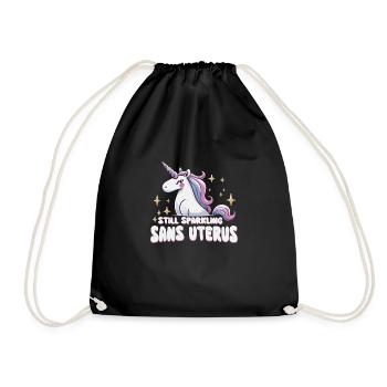 Hystérectomie pour restaurer la - Sac de sport léger - noir - Devant