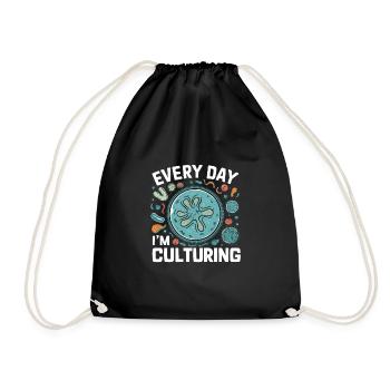 Microbiologiste Microbiologie Laboratoire Biologie des staphylocoques - Sac de sport léger - noir - Devant