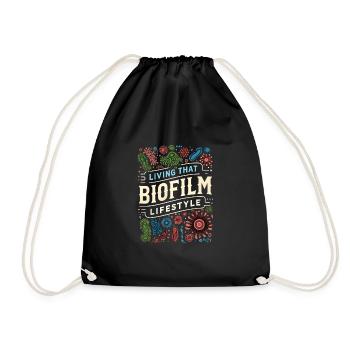 Microbiologist Microbiology Lab Staph Biology - Turnbeutel - Schwarz - Vorne