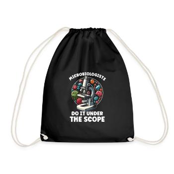 Microbiologiste Microbiologie Laboratoire Biologie des staphylocoques - Sac de sport léger - noir - Devant
