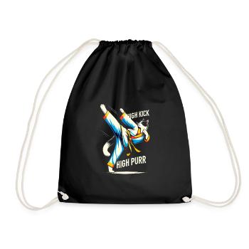 Kung Fu Chinese Kung Fu Asian Kung Fu - Drawstring Bag - black - Front
