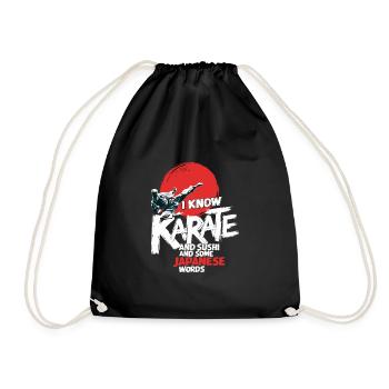Kung Fu Chinese Kung Fu Asian Kung Fu - Drawstring Bag - black - Front