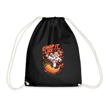 Kung Fu Chinese Kung Fu Asian Kung Fu - Drawstring Bag - black - Front