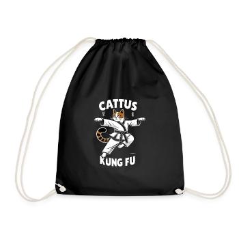 Kung Fu Chinese Kung Fu Asian Kung Fu - Drawstring Bag - black - Front