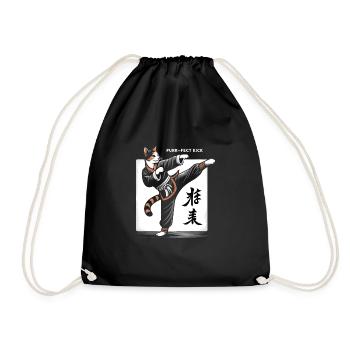 Kung Fu Chinese Kung Fu Asian Kung Fu - Drawstring Bag - black - Front