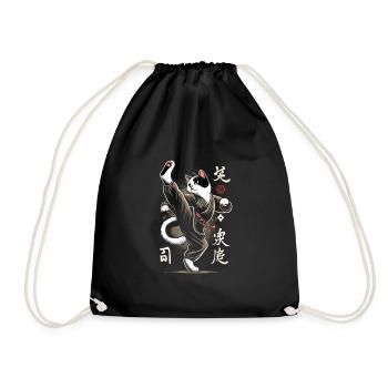Kung Fu Chinesisches Kung Fu Asiatisches Kung Fu - Turnbeutel - Schwarz - Vorne