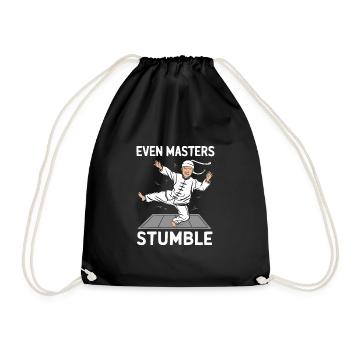 Kung Fu Chinese Kung Fu Asian Kung Fu - Drawstring Bag - black - Front