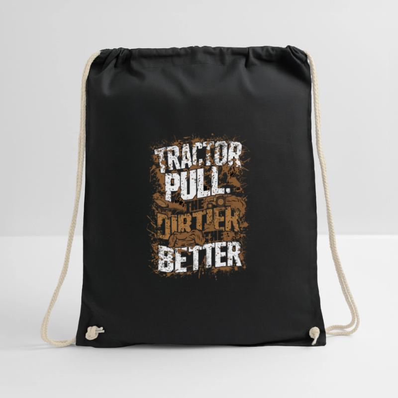 Tractor Pulling Tractor Pulling Tractor Power Farm Drawstring Bag