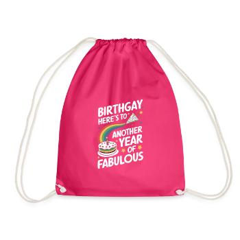 Birthgay Gay Pride Flag Pride Month Equal Rights - Turnbeutel - Fuchsia - Vorne