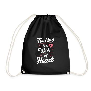 Sonderpädagogik-lehrer „sped Teacher Inclusion“ - Drawstring Bag - black - Front