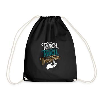 Sonderpädagogik-lehrer „sped Teacher Inclusion“ - Drawstring Bag - black - Front