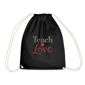 Sonderpädagogik-lehrer „sped Teacher Inclusion“ - Drawstring Bag - black - Front