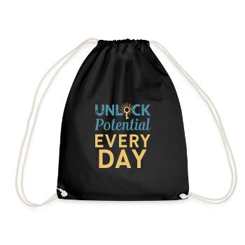 Sonderpädagogik-lehrer „sped Teacher Inclusion“ - Drawstring Bag - black - Front