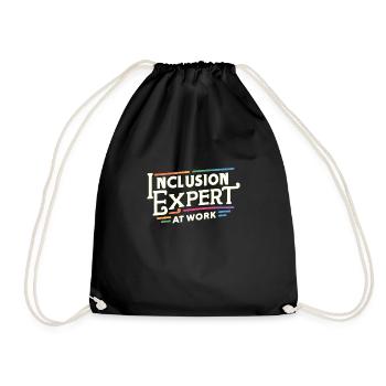 Sonderpädagogik-lehrer „sped Teacher Inclusion“ - Drawstring Bag - black - Front